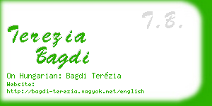terezia bagdi business card